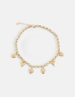 Multi Heart Ketting Goud