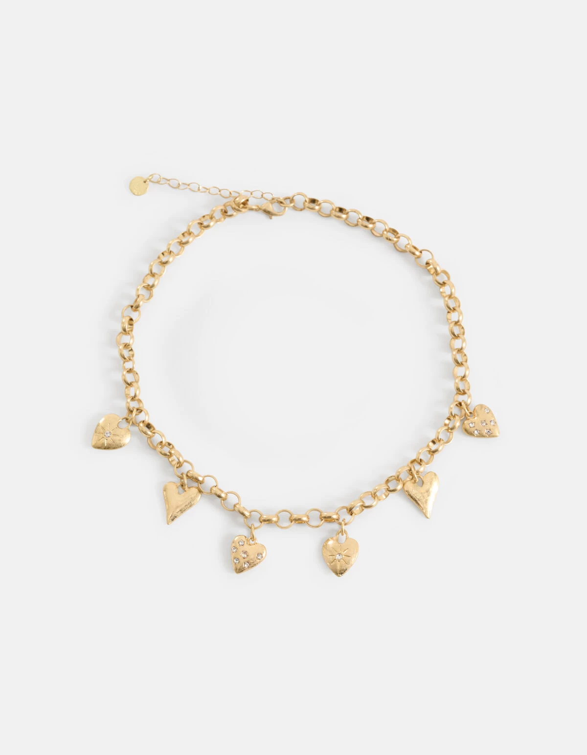 Multi Heart Ketting Goud 1 Multi Heart Ketting Goud