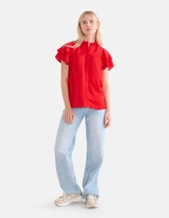 Tape Detail Top Rood