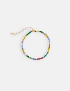 Multi Strass Armband Goud