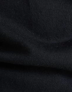 Gebreide V-hals Trui Zwart -Kleding Verkoop 08 1093659 10