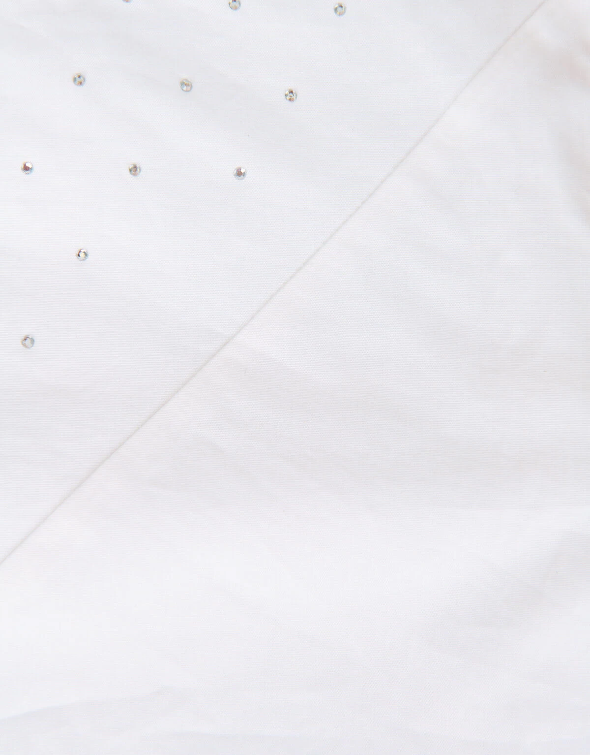 Strass Blouse Wit 5 Strass Blouse Wit - Afbeelding 5