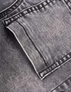 Denim Overshirt Grijs -Kleding Verkoop 08 1098280 97