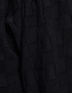 Ruiten Print Trui Zwart -Kleding Verkoop 08 1098363 10