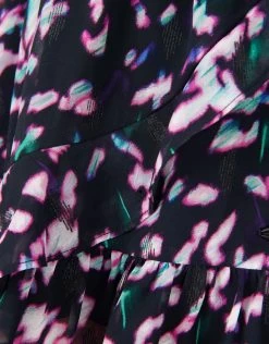 Print Jurk Paars -Kleding Verkoop 08 1098495 71