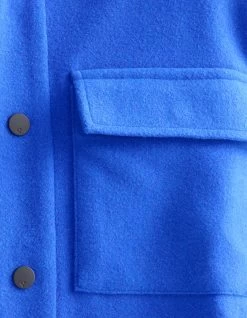Pocket Overshirt Blauw -Kleding Verkoop 08 1099513 51