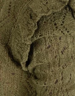 Ajour Top Donkergroen -Kleding Verkoop 08 1099529 32