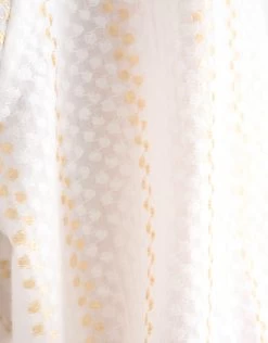 Lurex Detail Blouse Gebroken Wit -Kleding Verkoop 08 1099693 2