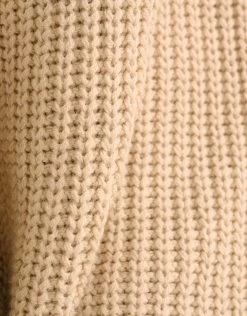 V-hals Trui Beige -Kleding Verkoop 08 1099709 87