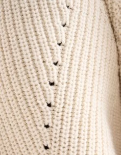 Cut Out Trui Gebroken Wit -Kleding Verkoop 08 1099877 2