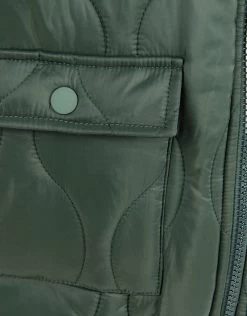 Wavy Padded Jack Donkergroen -Kleding Verkoop 08 1100006 32