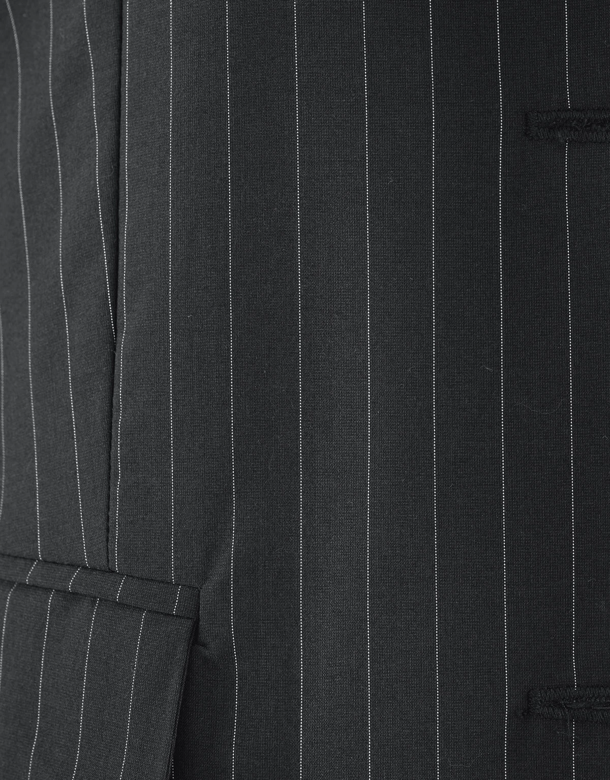 Pinstripe Blazer Zwart 7 Pinstripe Blazer Zwart - Afbeelding 7
