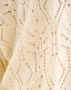 Ajour Vleermuizen Trui Gebroken Wit -Kleding Verkoop 08 1100701 2