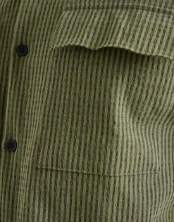 Gestreepte Seersucker Overhemd Groen 13 Gestreepte Seersucker Overhemd Groen -Kleding Verkoop 08 1100739 31