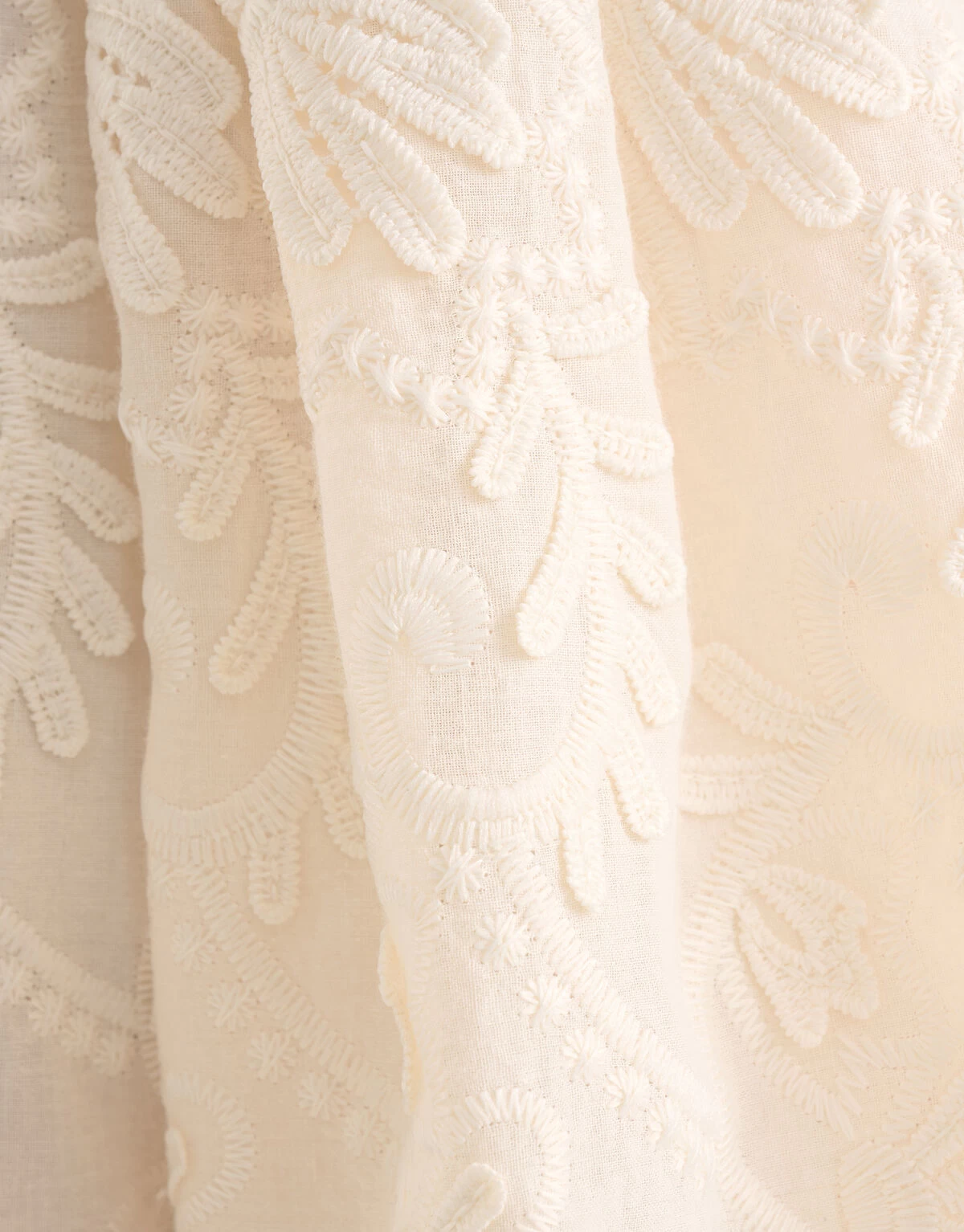 Embroidery Top Gebroken Wit 7 Embroidery Top Gebroken Wit - Afbeelding 7