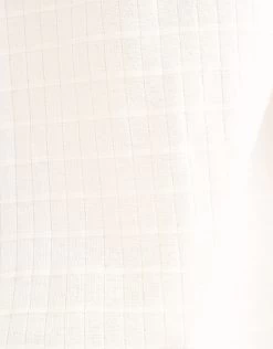 Structuur T-shirt Gebroken Wit -Kleding Verkoop 08 1101190 2