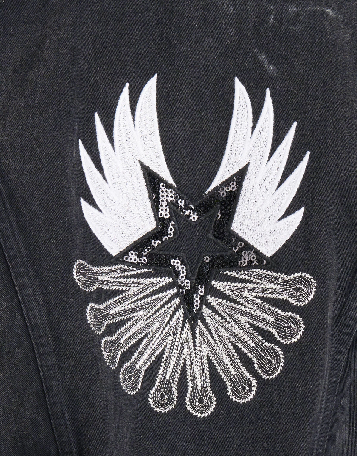 Studs Embroidery Gilet Donkergrijs 7 Studs Embroidery Gilet Donkergrijs - Afbeelding 7