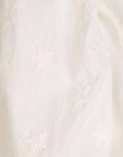 Star Embroidery Top Wit -Kleding Verkoop 08 1101433 1