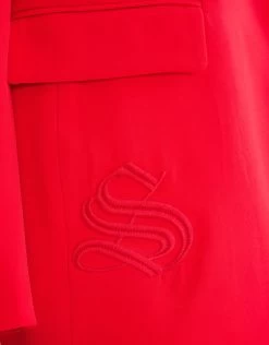 Geborduurde Blazer Rood -Kleding Verkoop 08 1101435 21