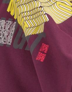 Artwork Sweater Bordeaux -Kleding Verkoop 08 1101578 22
