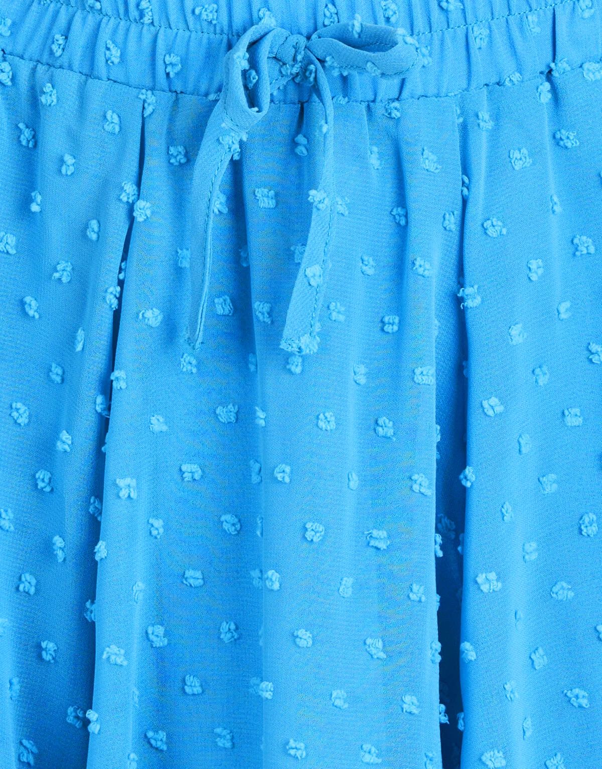 Chiffon Dot Rok Blauw 6 Chiffon Dot Rok Blauw - Afbeelding 6