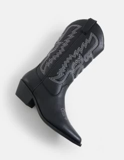 Western Laars Zwart -Kleding Verkoop 08 1101604 10