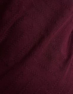 Diagonaal Trui Bordeaux -Kleding Verkoop 08 1101673 72