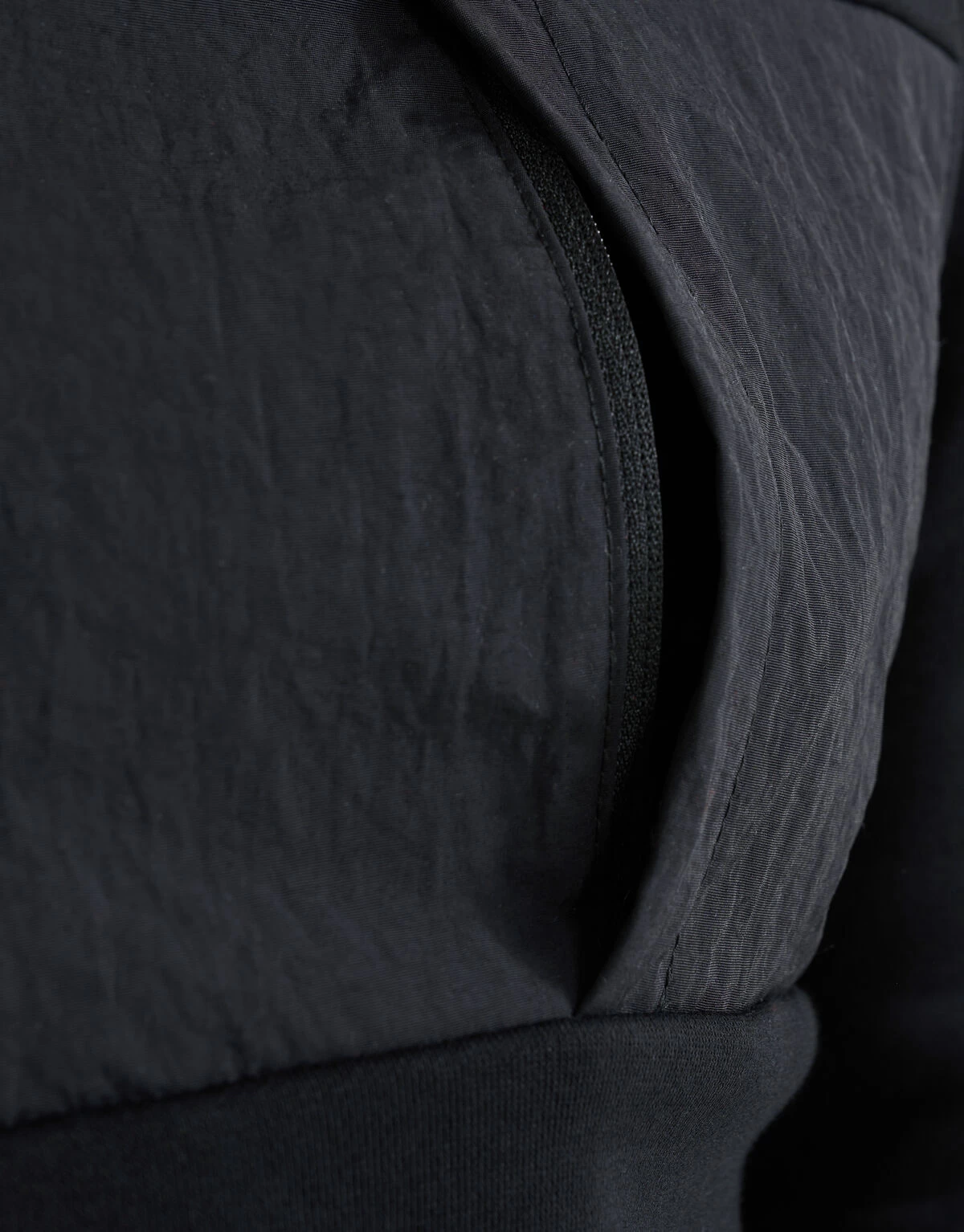 Gewatteerde Sweater Zwart 7 Gewatteerde Sweater Zwart - Afbeelding 7