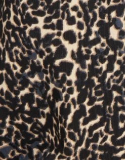 Abstract Print Flared Broek Bruin -Kleding Verkoop 08 1101778 2