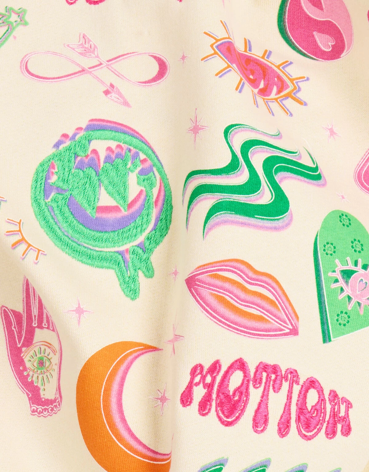 Grafische Hoodie Gebroken Wit 7 Grafische Hoodie Gebroken Wit - Afbeelding 7