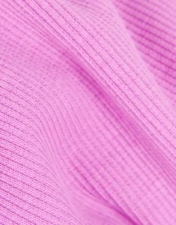 Ruffle Rib Top Paars -Kleding Verkoop 08 1101843 71