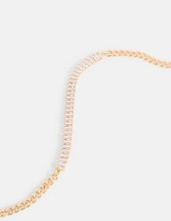 Strass Chain Ketting Goud -Kleding Verkoop 08 1102253 47