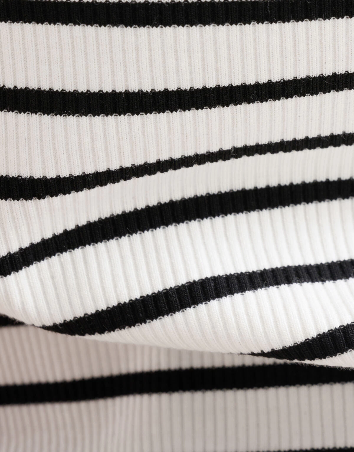 Gestreepte Top Zwart/Wit 7 Gestreepte Top Zwart/Wit - Afbeelding 7