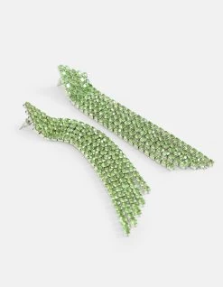 Strass Oorbellen Groen -Kleding Verkoop 08 1102691 31