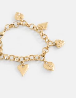 Multi Heart Armband Goud -Kleding Verkoop 08 1102700 47