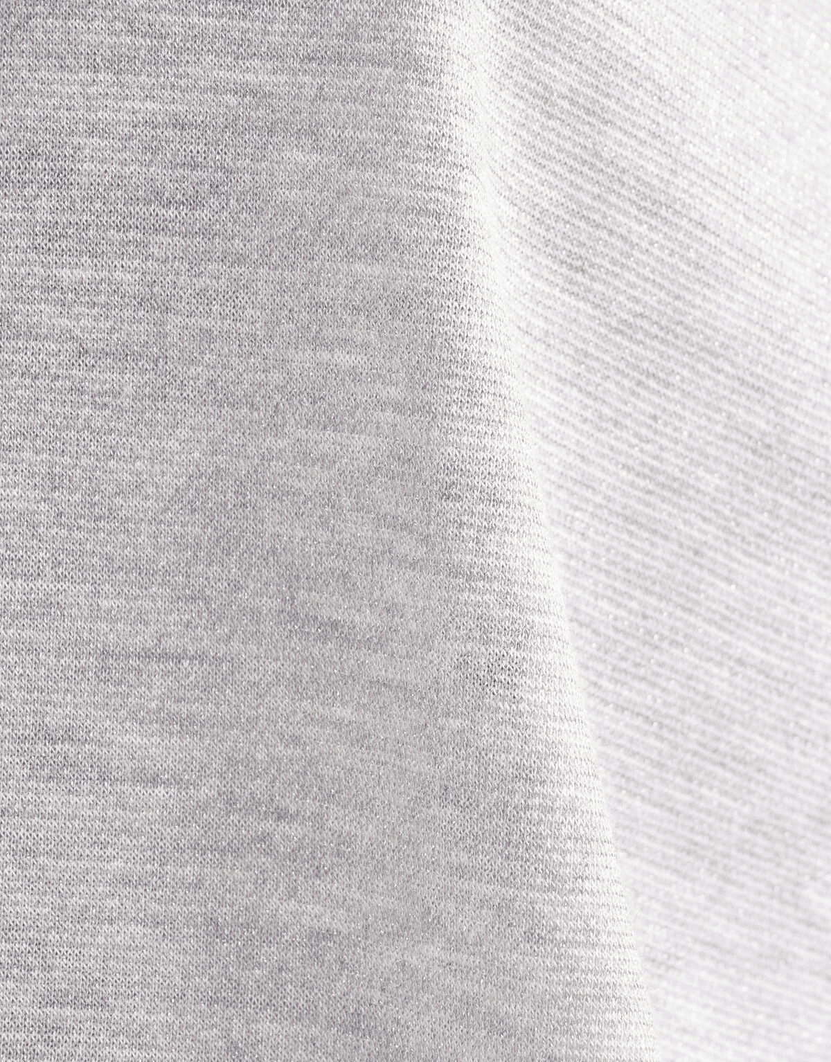 Glitter T-shirt Grijs 6 Glitter T-shirt Grijs - Afbeelding 6