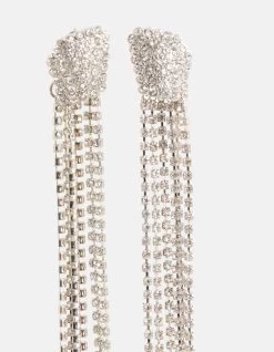 Strass Oorbellen Zilver 7 Strass Oorbellen Zilver -Kleding Verkoop 08 1102862 17