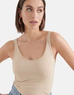 Basis Tanktop Beige -Kleding Verkoop 09 1094677 83
