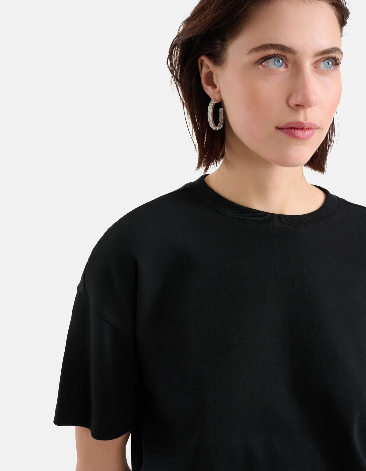 Oversized T-shirt Zwart 4 Oversized T-shirt Zwart - Afbeelding 4
