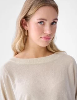 Glitter Vleermuismouwen Trui Beige 10 Glitter Vleermuismouwen Trui Beige -Kleding Verkoop 09 1097925 83