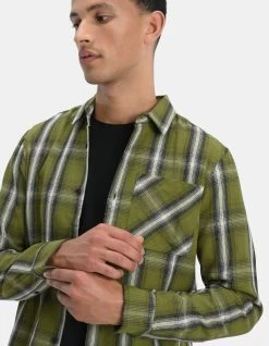 Green Check Overhemd -Kleding Verkoop 09 1098196 31