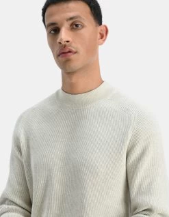 Rib Trui Gebroken Wit -Kleding Verkoop 09 1098230 9