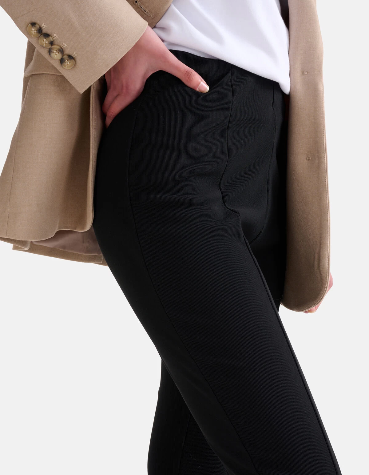 Split Legging Zwart 4 Split Legging Zwart - Afbeelding 4