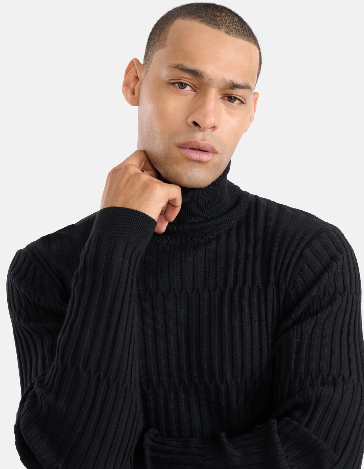 Gestreepte Coltrui Zwart 4 Gestreepte Coltrui Zwart - Afbeelding 4