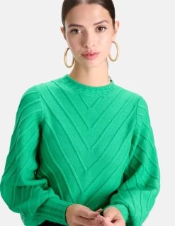 Diagonaal Trui Groen 10 Diagonaal Trui Groen -Kleding Verkoop 09 1098725 33