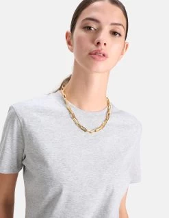 Basis T-shirt Grijs -Kleding Verkoop 09 1099075 18