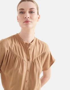 Relaxed Fit Top Bruin -Kleding Verkoop 09 1099691 88