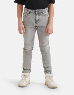 Tapered Jeans Lichtgrijs -Kleding Verkoop 09 1100079 13