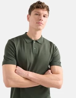 Gebreide Polo Donkergroen -Kleding Verkoop 09 1100092 32