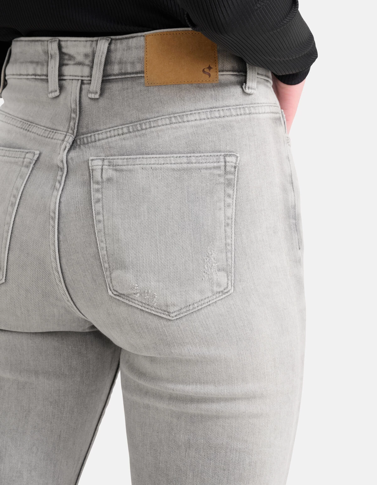 Tapered Fit Jeans Lichtgrijs L29 4 Tapered Fit Jeans Lichtgrijs L29 - Afbeelding 4